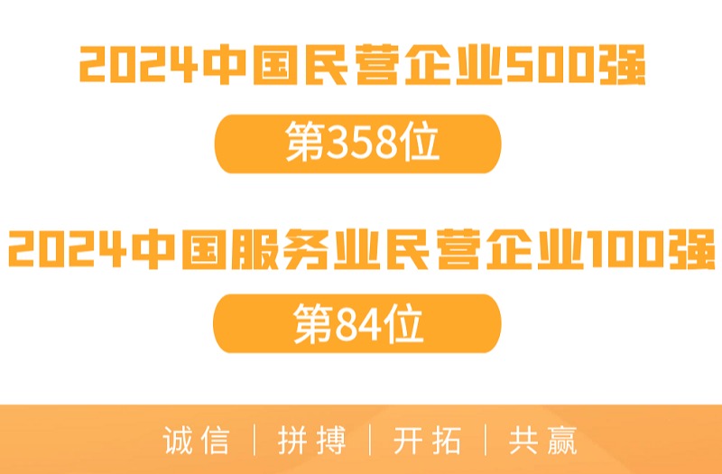 躬耕不辍 高质量发展│正圣金属荣膺中国民营企业500强、中国服务业民营企业100强